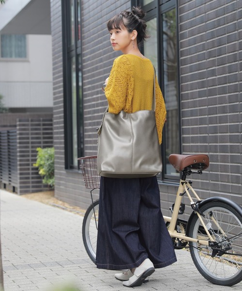 n'OrLABEL(ノアールレーベル)の「【廃盤】『ワンショルダー2wayトートバッグ』(トートバッグ・レディース・ブラック/アイボリー/ブルーグリーン/アンティークシルバー・FREE)」の20枚目の写真