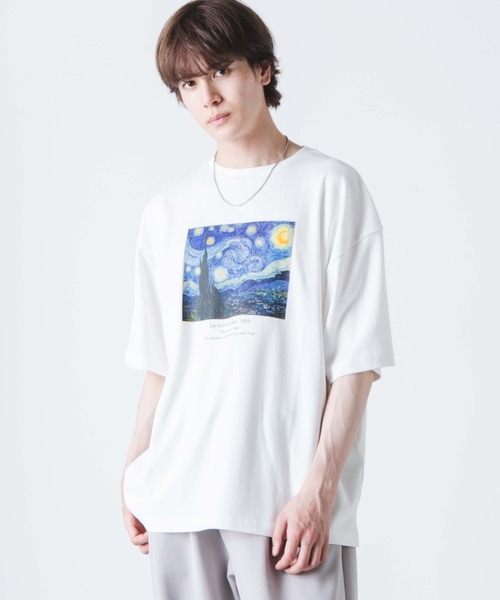 WEGO(ウィゴー)の「WEGO/ART COLLECTION LOOSE TEE(Tシャツ/カットソー・メンズ・ホワイト/グリーン系その他/オレンジ系その他/ホワイト系その他/その他1/その他2/その他3/その他4・LARGE/MEDIUM)」の6枚目の写真