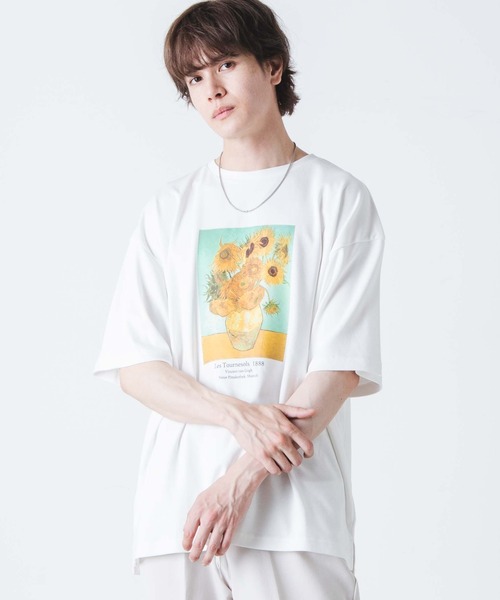 WEGO(ウィゴー)の「WEGO/ART COLLECTION LOOSE TEE(Tシャツ/カットソー・メンズ・ホワイト/グリーン系その他/オレンジ系その他/ホワイト系その他/その他1/その他2/その他3/その他4・LARGE/MEDIUM)」の7枚目の写真