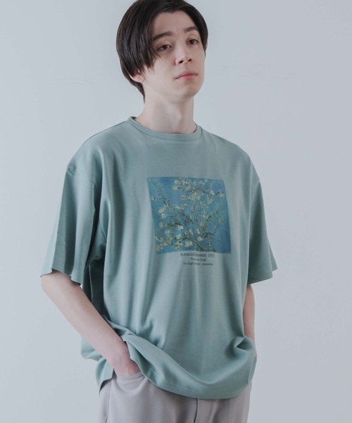 WEGO(ウィゴー)の「WEGO/ART COLLECTION LOOSE TEE(Tシャツ/カットソー・メンズ・ホワイト/グリーン系その他/オレンジ系その他/ホワイト系その他/その他1/その他2/その他3/その他4・LARGE/MEDIUM)」の4枚目の写真