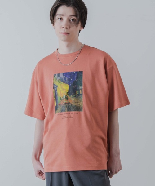 WEGO(ウィゴー)の「WEGO/ART COLLECTION LOOSE TEE(Tシャツ/カットソー・メンズ・ホワイト/グリーン系その他/オレンジ系その他/ホワイト系その他/その他1/その他2/その他3/その他4・LARGE/MEDIUM)」の1枚目の写真