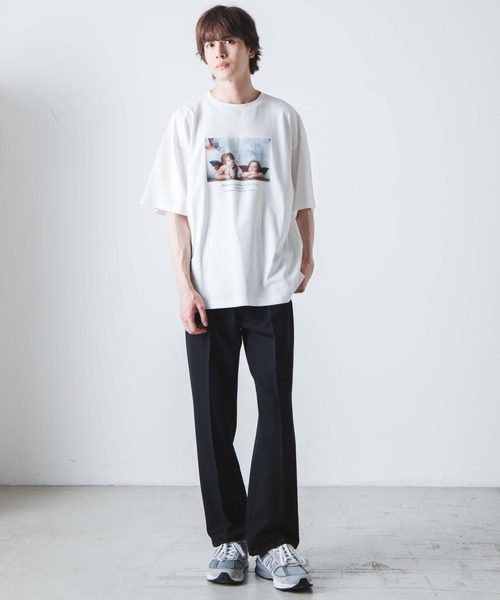 WEGO(ウィゴー)の「WEGO/ART COLLECTION LOOSE TEE(Tシャツ/カットソー・メンズ・ホワイト/グリーン系その他/オレンジ系その他/ホワイト系その他/その他1/その他2/その他3/その他4・LARGE/MEDIUM)」の10枚目の写真