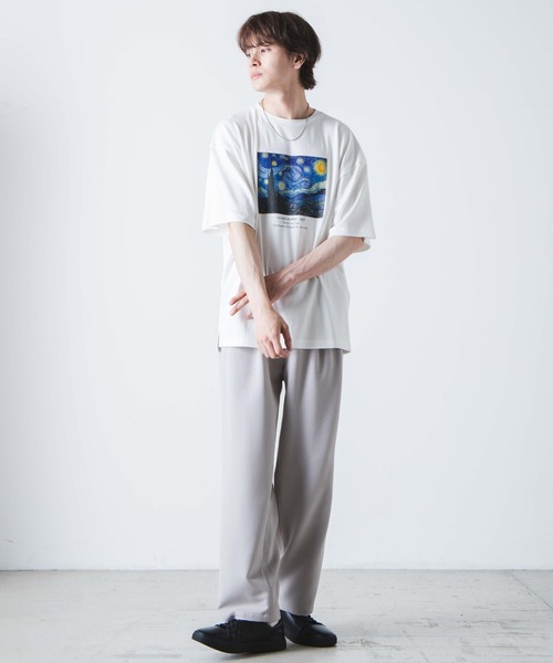 WEGO(ウィゴー)の「WEGO/ART COLLECTION LOOSE TEE(Tシャツ/カットソー・メンズ・ホワイト/グリーン系その他/オレンジ系その他/ホワイト系その他/その他1/その他2/その他3/その他4・LARGE/MEDIUM)」の12枚目の写真