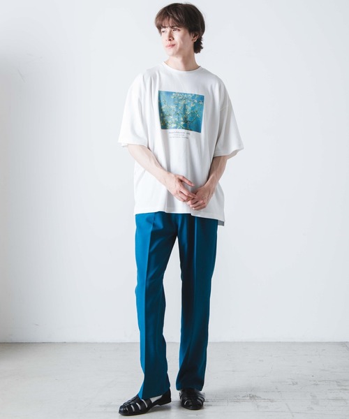 WEGO(ウィゴー)の「WEGO/ART COLLECTION LOOSE TEE(Tシャツ/カットソー・メンズ・ホワイト/グリーン系その他/オレンジ系その他/ホワイト系その他/その他1/その他2/その他3/その他4・LARGE/MEDIUM)」の19枚目の写真