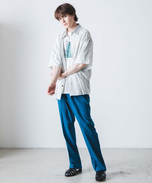 WEGO(ウィゴー)の「WEGO/ART COLLECTION LOOSE TEE(Tシャツ/カットソー・メンズ・ホワイト/グリーン系その他/オレンジ系その他/ホワイト系その他/その他1/その他2/その他3/その他4・LARGE/MEDIUM)」の20枚目の写真