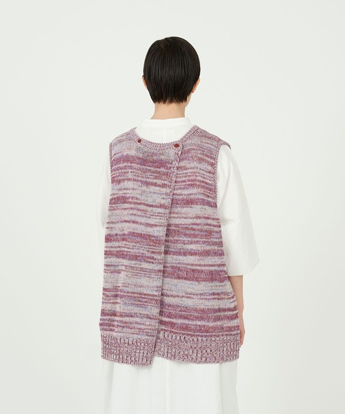 conges payes ADIEU TRISTESSE(コンジェ ペイエ アデュートリステス)の「カラーMIX 2wayベスト(ベスト・レディース・ベージュ系その他/パープル系その他・FREE)」の12枚目の写真