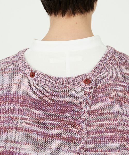 conges payes ADIEU TRISTESSE(コンジェ ペイエ アデュートリステス)の「カラーMIX 2wayベスト(ベスト・レディース・ベージュ系その他/パープル系その他・FREE)」の14枚目の写真