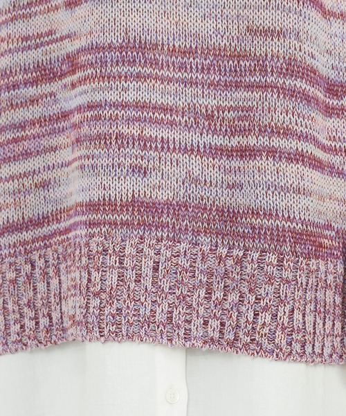 conges payes ADIEU TRISTESSE(コンジェ ペイエ アデュートリステス)の「カラーMIX 2wayベスト(ベスト・レディース・ベージュ系その他/パープル系その他・FREE)」の15枚目の写真