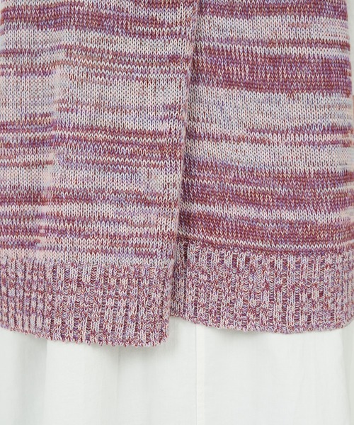 conges payes ADIEU TRISTESSE(コンジェ ペイエ アデュートリステス)の「カラーMIX 2wayベスト(ベスト・レディース・ベージュ系その他/パープル系その他・FREE)」の16枚目の写真