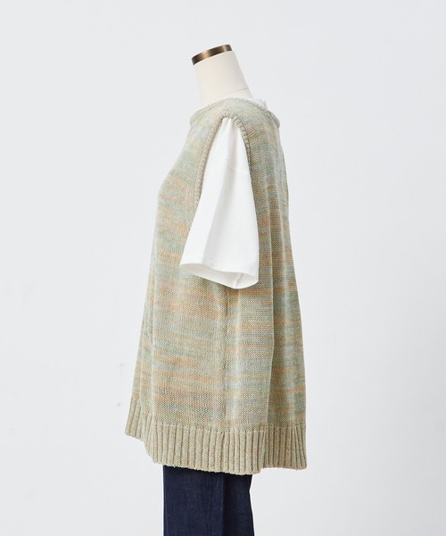 conges payes ADIEU TRISTESSE(コンジェ ペイエ アデュートリステス)の「カラーMIX 2wayベスト(ベスト・レディース・ベージュ系その他/パープル系その他・FREE)」の18枚目の写真