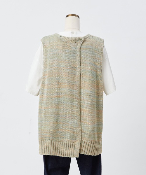 conges payes ADIEU TRISTESSE(コンジェ ペイエ アデュートリステス)の「カラーMIX 2wayベスト(ベスト・レディース・ベージュ系その他/パープル系その他・FREE)」の19枚目の写真