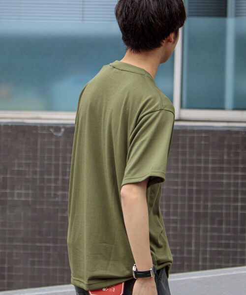 MIZUNO（ミズノ　）の「【MIZUNO/ミズノ】QUICK DRY TEE クイックドライ 別注ロゴプリントTシャツ（Tシャツ/カットソー・メンズ・ネイビー/オフホワイト/オリーブ・LARGE/X-LARGE）」の12枚目の写真