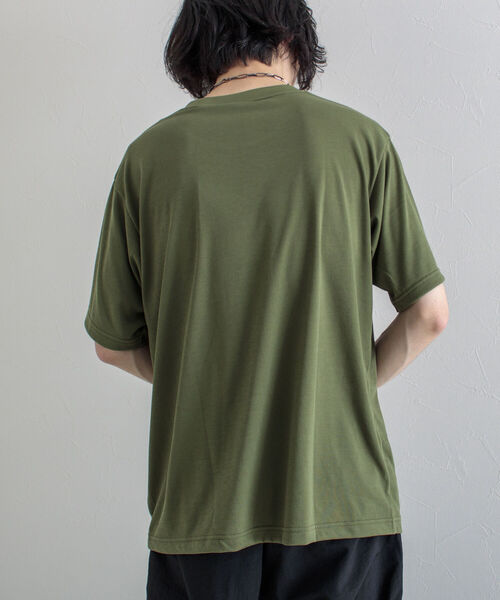 MIZUNO（ミズノ　）の「【MIZUNO/ミズノ】QUICK DRY TEE クイックドライ 別注ロゴプリントTシャツ（Tシャツ/カットソー・メンズ・ネイビー/オフホワイト/オリーブ・LARGE/X-LARGE）」の18枚目の写真