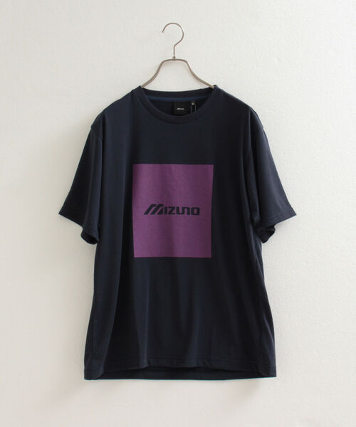 MIZUNO（ミズノ　）の「【MIZUNO/ミズノ】QUICK DRY TEE クイックドライ 別注ロゴプリントTシャツ（Tシャツ/カットソー・メンズ・ネイビー/オフホワイト/オリーブ・LARGE/X-LARGE）」の19枚目の写真