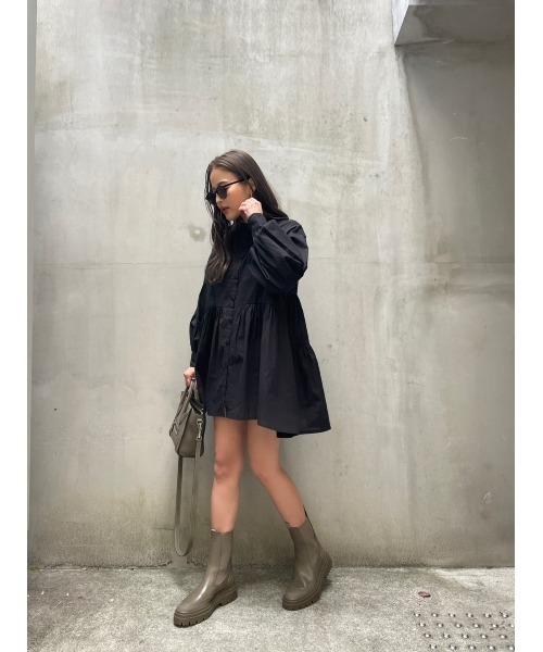 TRUNC(トランクエイティーエイト)の「Lawn Tiered Tops(シャツ/ブラウス・レディース・ブラック・FREE)」の1枚目の写真