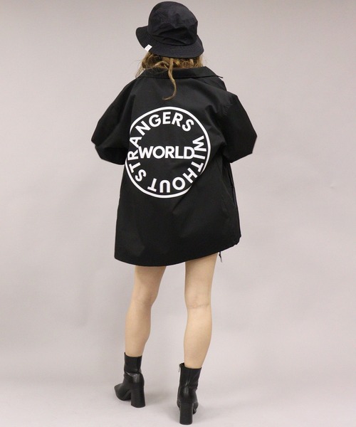 GIORDANO（ジョルダーノ）の「[ GIORDANO ] サークルロゴ コーチジャケット (ユニセックス）（ブルゾン・レディース・ブラック/ベージュ/ダークグリーン・MEDIUM/LARGE）」の19枚目の写真