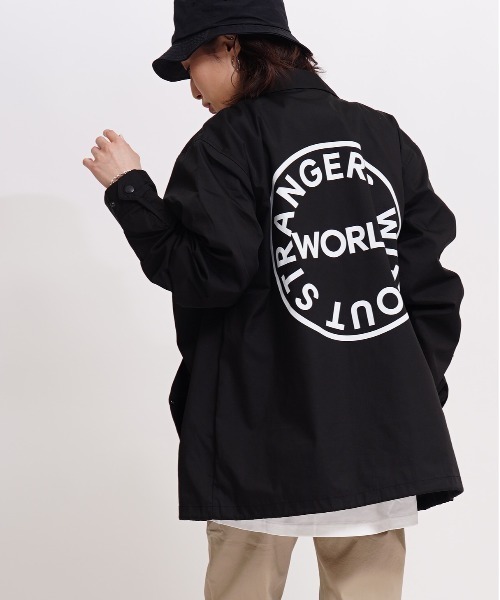 GIORDANO（ジョルダーノ）の「[ GIORDANO ] サークルロゴ コーチジャケット (ユニセックス）（ブルゾン・レディース・ブラック/ベージュ/ダークグリーン・MEDIUM/LARGE）」の13枚目の写真