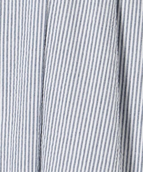 SHIPS（シップス）の「*〈手洗い可能〉サッカータックショルダー切替ブラウス ギンガム/ストライプ◇（シャツ/ブラウス・レディース・ライトグレー/ブラック/ネイビー/オフホワイト/ブルー・ONE SIZE）」の13枚目の写真