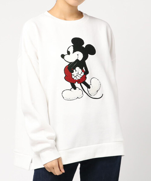 セール ブランド古着 スウェットカットソー Vence Exchangeコラボ トレーナー スウェット Disney ディズニー のファッション通販 Zozoused