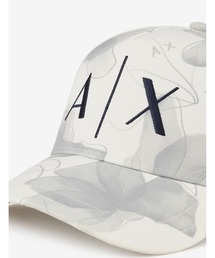ARMANI EXCHANGE | 【A|X アルマーニ エクスチェンジ】A|Xロゴ　フラワープリント　パネルキャップ(キャップ)