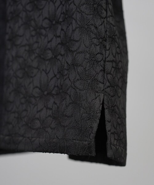 tk.TAKEO KIKUCHI(ティーケータケオキクチ)の「◆フラワージャカードシャツ(シャツ/ブラウス・メンズ・ホワイト/ブラック・02/03)」の15枚目の写真