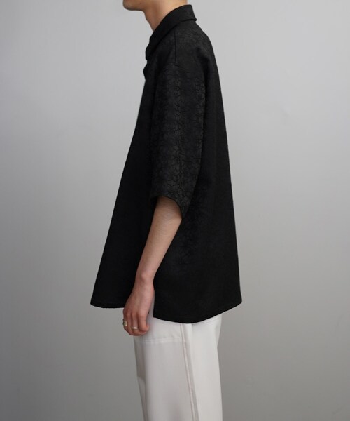 tk.TAKEO KIKUCHI(ティーケータケオキクチ)の「◆フラワージャカードシャツ(シャツ/ブラウス・メンズ・ホワイト/ブラック・02/03)」の17枚目の写真