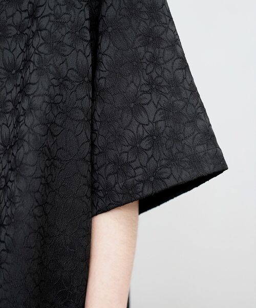 tk.TAKEO KIKUCHI(ティーケータケオキクチ)の「◆フラワージャカードシャツ(シャツ/ブラウス・メンズ・ホワイト/ブラック・02/03)」の21枚目の写真