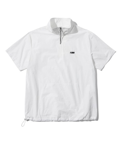 FCMM(エフシーエムエム)の「CLUB TEAM SHORT SLEEVE HALF-ZIP WINDBREAKER/クラブチームショートスリーブハーフジップウィンドブレーカー(ブルゾン・メンズ・ホワイト/ブラック/ベージュ/グレー・MEDIUM/LARGE)」の5枚目の写真