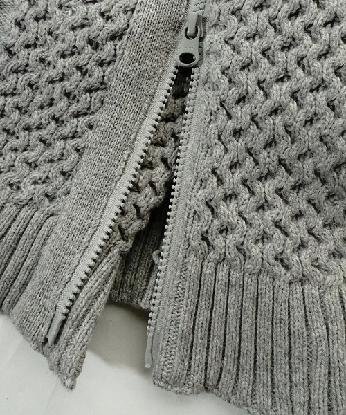 EGO TRIPPING(エゴトリッピング)の「mj8578-DOUBLE KNIT JACKET ジャケット(ブルゾン・メンズ・アイボリー/サンドグレー/ブラック・48/46)」の17枚目の写真