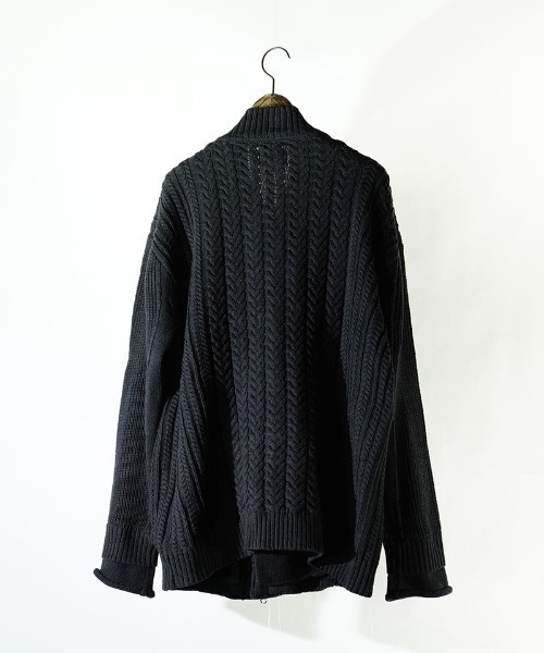 EGO TRIPPING(エゴトリッピング)の「mj8578-DOUBLE KNIT JACKET ジャケット(ブルゾン・メンズ・アイボリー/サンドグレー/ブラック・48/46)」の22枚目の写真