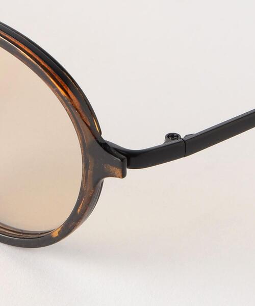 green label relaxing(グリーンレーベルリラクシング)の「マットブリッジ カラーレンズ ファッショングラス(サングラス・レディース・ブラウン・FREE)」の8枚目の写真