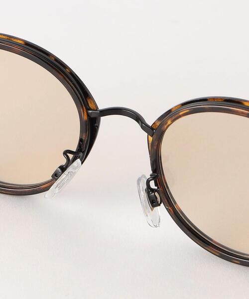 green label relaxing(グリーンレーベルリラクシング)の「マットブリッジ カラーレンズ ファッショングラス(サングラス・レディース・ブラウン・FREE)」の6枚目の写真