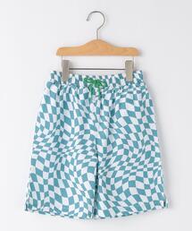 green label relaxing（グリーンレーベルリラクシング）の「TJ GLR ボードショーツ/チェッカー 140cm -UVカット-（水着・キッズ）」