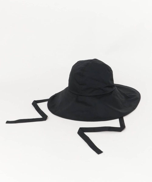 URBAN RESEARCH（アーバンリサーチ）の「コットンワイドブリムハット（ハット・レディース・ブラック/ホワイト系その他/ライトブルー・FREE）」の4枚目の写真