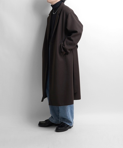 Confirm（コンファーム）の「ヴィンテージライク ケミカルウォッシュ テーパード 2タック ルーズデニムワイドパンツ【Confirm】（デニムパンツ・メンズ・ブラック/ネイビー/グレー/サックスブルー/ブルー系その他/ブラック系その他・M/L）」の12枚目の写真