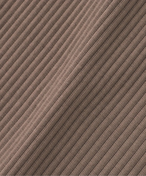 N.（N. Natural Beauty Basic）（エヌエヌナチュラルビューティーベーシック）の「三角テレコインナー（Tシャツ/カットソー・レディース・ブラック/ホワイト/ベージュ・MEDIUM）」の6枚目の写真