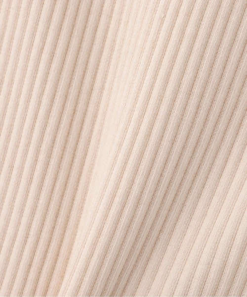 N.（N. Natural Beauty Basic）（エヌエヌナチュラルビューティーベーシック）の「三角テレコインナー（Tシャツ/カットソー・レディース・ブラック/ホワイト/ベージュ・MEDIUM）」の18枚目の写真