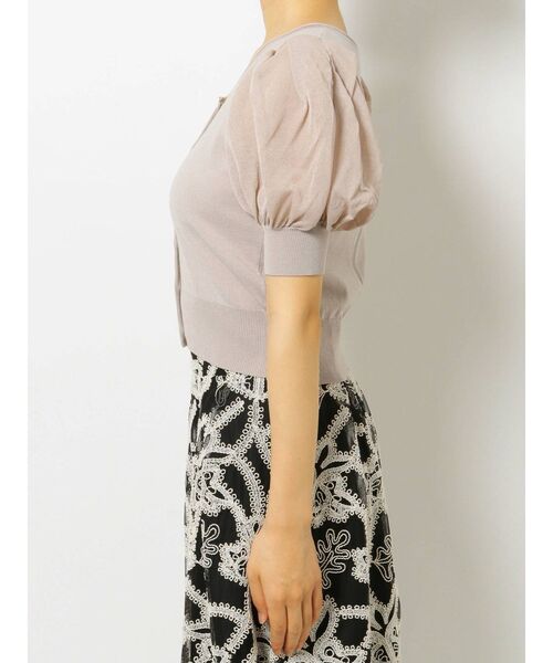 MERCURYDUO（マーキュリーデュオ）の「パワショルニットカーディガン（カーディガン/ボレロ・レディース・オフホワイト/ブラック/ベージュ・FREE）」の11枚目の写真