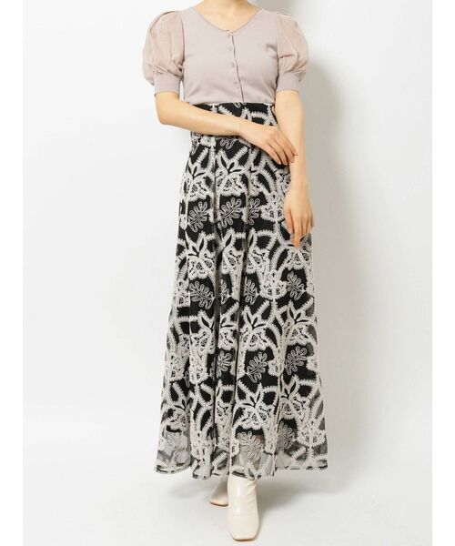 MERCURYDUO（マーキュリーデュオ）の「パワショルニットカーディガン（カーディガン/ボレロ・レディース・オフホワイト/ブラック/ベージュ・FREE）」の16枚目の写真