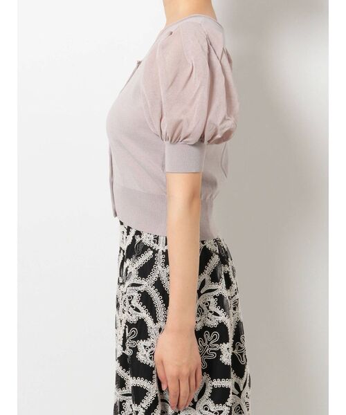 MERCURYDUO（マーキュリーデュオ）の「パワショルニットカーディガン（カーディガン/ボレロ・レディース・オフホワイト/ブラック/ベージュ・FREE）」の20枚目の写真