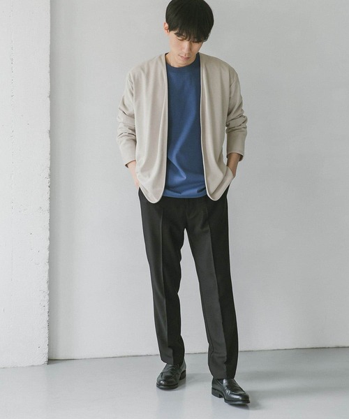 URBAN RESEARCH DOORS(アーバンリサーチドアーズ)の「『UR TECH ひやサラクール』Air Dry ポンチカーディガン(カーディガン/ボレロ・メンズ・ネイビー/グリーン/グレー系その他・MEDIUM/LARGE)」の12枚目の写真