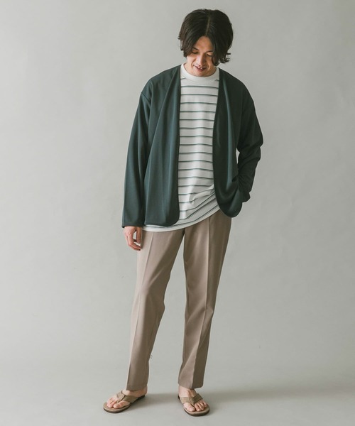 URBAN RESEARCH DOORS(アーバンリサーチドアーズ)の「『UR TECH ひやサラクール』Air Dry ポンチカーディガン(カーディガン/ボレロ・メンズ・ネイビー/グリーン/グレー系その他・MEDIUM/LARGE)」の18枚目の写真