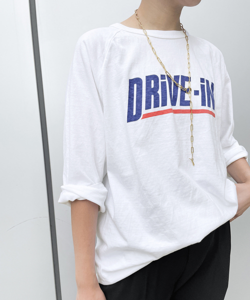 DEUXIEME CLASSE - GOOD ROCK SPEEDラグランTシャツ　ホワイト GOOD ROCK SPEED FORD Tシャツ MUSE de Deuxieme Class 完売
