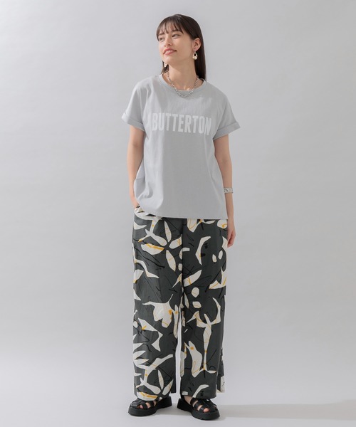 CLOCHE（クロシェ）の「cloche バック切替ロゴT（Tシャツ/カットソー・レディース・ホワイト/ブラック/グレー・FREE）」の15枚目の写真