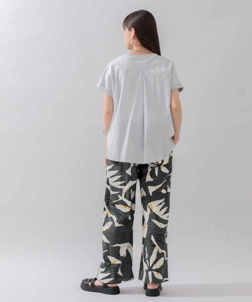 CLOCHE（クロシェ）の「cloche バック切替ロゴT（Tシャツ/カットソー・レディース・ホワイト/ブラック/グレー・FREE）」の22枚目の写真