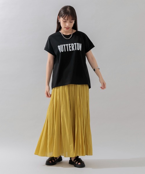 CLOCHE（クロシェ）の「cloche バック切替ロゴT（Tシャツ/カットソー・レディース・ホワイト/ブラック/グレー・FREE）」の16枚目の写真