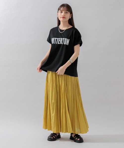 CLOCHE（クロシェ）の「cloche バック切替ロゴT（Tシャツ/カットソー・レディース・ホワイト/ブラック/グレー・FREE）」の9枚目の写真