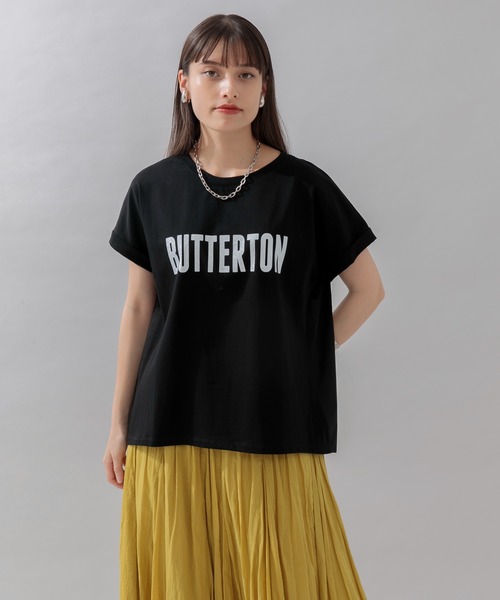 CLOCHE（クロシェ）の「cloche バック切替ロゴT（Tシャツ/カットソー・レディース・ホワイト/ブラック/グレー・FREE）」の13枚目の写真