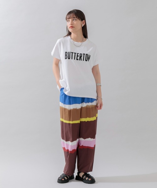 CLOCHE（クロシェ）の「cloche バック切替ロゴT（Tシャツ/カットソー・レディース・ホワイト/ブラック/グレー・FREE）」の20枚目の写真