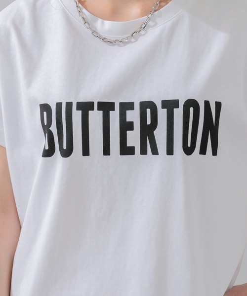 CLOCHE（クロシェ）の「cloche バック切替ロゴT（Tシャツ/カットソー・レディース・ホワイト/ブラック/グレー・FREE）」の7枚目の写真